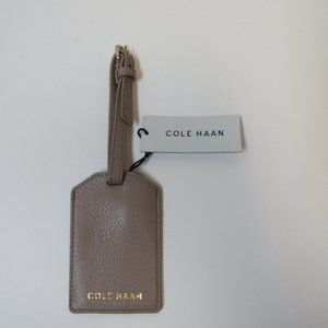 Cole Haan Biege Luggage Travel Tag New!